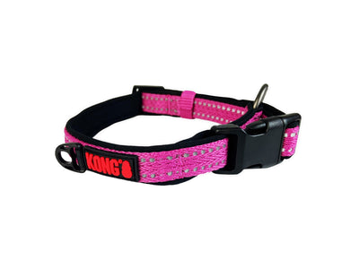 KONG Adjustable Collar Fuchsia S 16mm W 25-35cm L